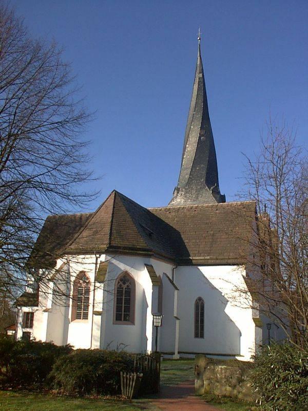 Dorfkirche Heiden - Lage