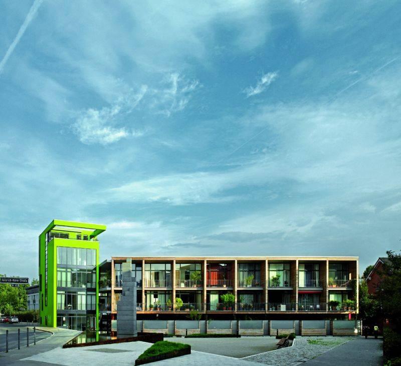 Neue Wohnanlage am Quartiersplatz in D�sseldorf - D�sseldorf