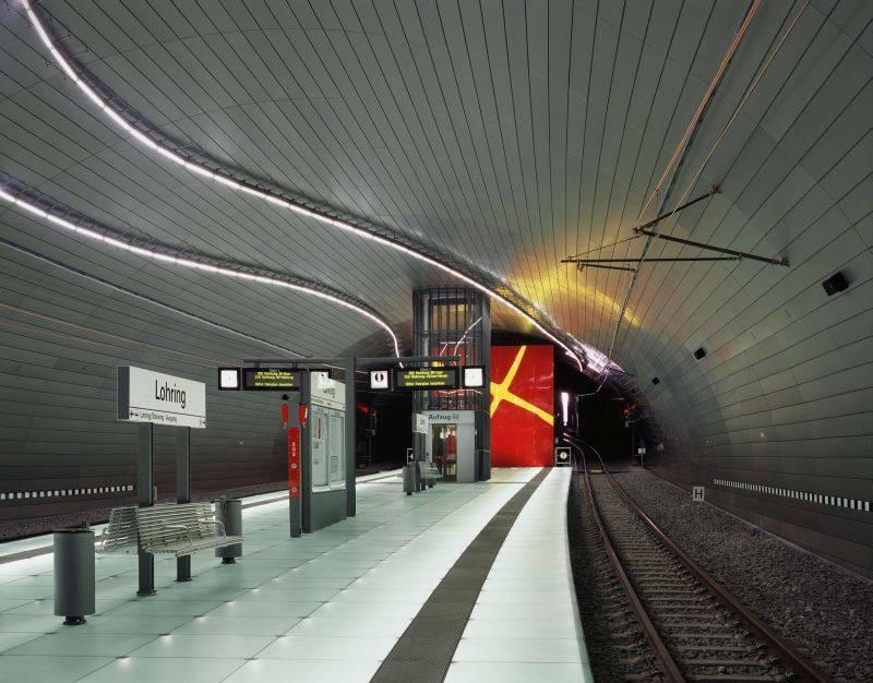 UBahnStation Lohring in Bochum, Ingenieurbau