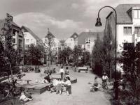 Wohnbebauung auf dem ehemaligen Stollwerck-Gel�nde, Rundbau Bottm�hle - K�ln