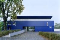Turnhalle Grundschule M�lheimer Freiheit mit Hochwasserpumpwerk - K�ln