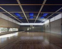 Turnhalle Grundschule M�lheimer Freiheit mit Hochwasserpumpwerk - K�ln