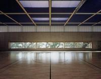 Turnhalle Grundschule M�lheimer Freiheit mit Hochwasserpumpwerk - K�ln