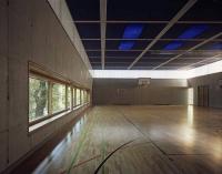Turnhalle Grundschule M�lheimer Freiheit mit Hochwasserpumpwerk - K�ln