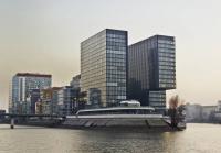 Zwillingst�rme Hafenspitze Medienhafen mit Hyatt Regency Hotel D�sseldorf - D�sseldorf