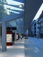 Busterminal und Haltestellen - Neuss