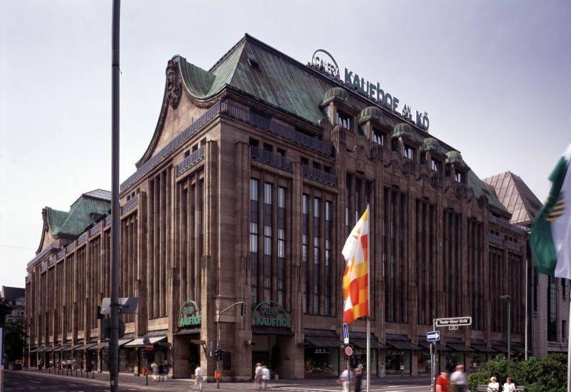Warenhaus Tietz (heute Kaufhof) Düsseldorf, Architektur baukunstnrw