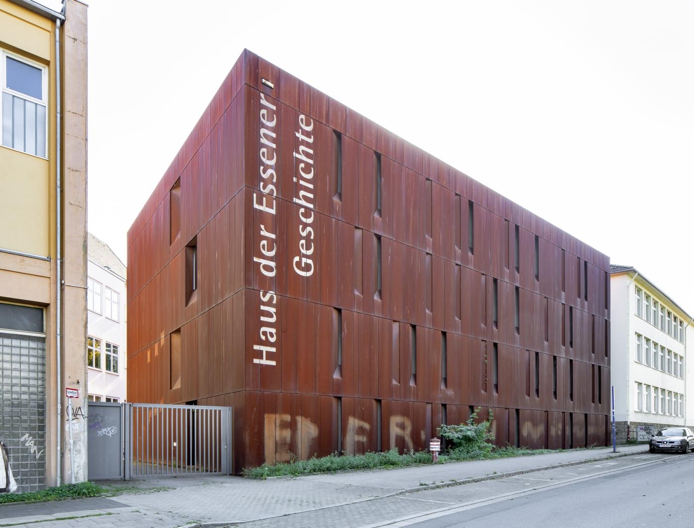 Haus der Essener Geschichte Essen, Architektur baukunstnrw