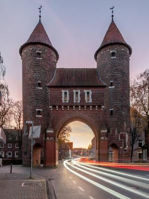 Lüdinghauser Tor in der Dämmerung
