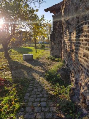 Aarchäologischer Außenpfad am Haus Bürgel