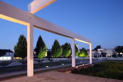 Garten der Erinnerung abends