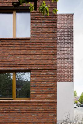 Wohnhaus Schiffahrter Damm, Detailbild Fassade