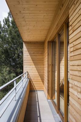 Wohnhaus Schiffahrter Damm, Loggia