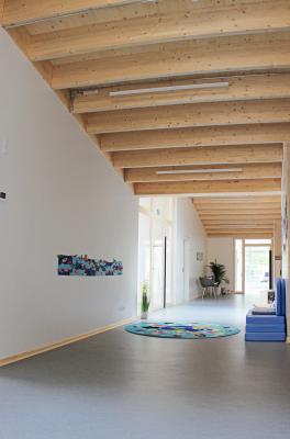 Blick in den Spielflur