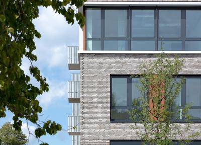 Cranachhöfe Essen, Detailbild Fassade