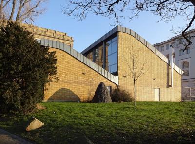 Westansicht Ateliergebäude der Kunstakademie Düsseldorf
