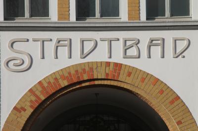 Schriftzug Stadtbad