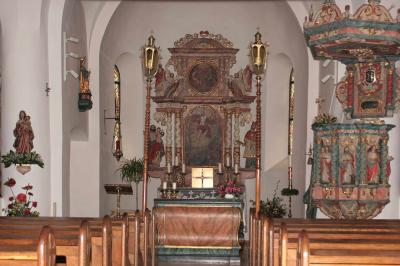 St. Georg, Blick in die Apsis nach Osten