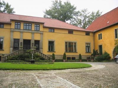 Innenhof mit Freitreppe