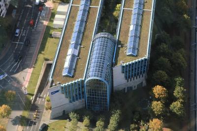 Luftbild Ostseite WDR Landesstudio Düsseldorf