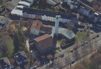 Ev. Lukaskirche Bonn, Luftbild