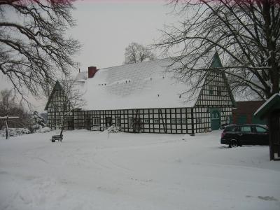 Oberschulten Hof im Schnee