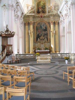 Blick auf den Altar