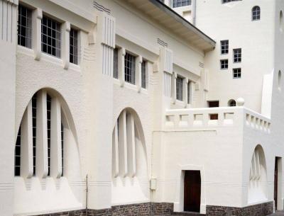 Detailansicht der Fassade