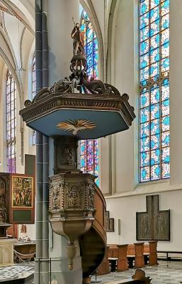 Kanzel in St. Nicolai Kalkar