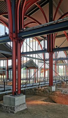 Innenansicht Thermenschutzbau