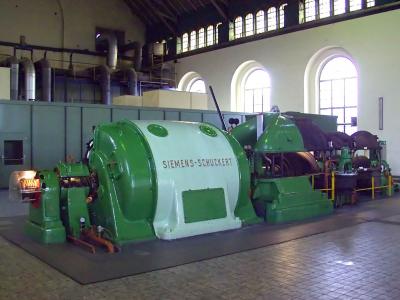 Dampfturbine mit Generator