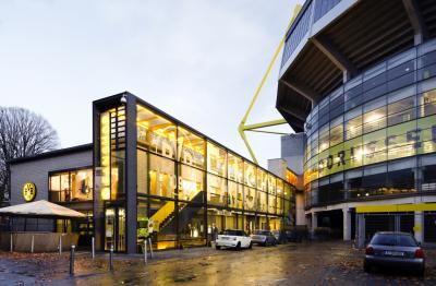 BVB-Fan-Shop neben dem Stadion