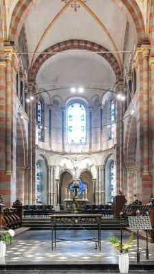 Chor der Abteikirche von innen