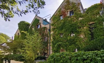 begrünte Reihenhäuser Siedlung Gütergasse