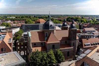 Dominikanerkirche Münster Luftbild