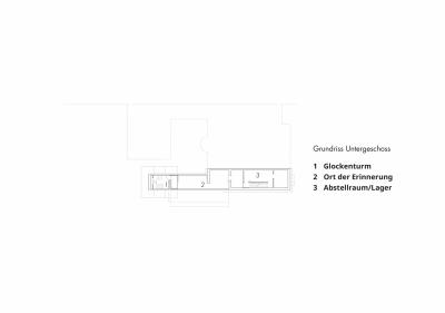 Begegnungszentrum St. Petrus, Grundriss UG