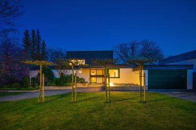 Villa Poullain bei Nacht
