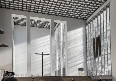 Blick zur Lichtkammer mit einfallendem Tageslicht