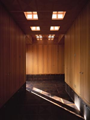 Haus auf der Hostert, Obergeschoss, Holzbekleidungen