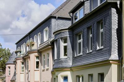 Wohnsiedlung Erbhof Bochum, Fassadendetail