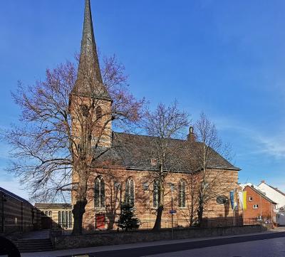 kirche St. Alban mit westlichen Anbauten von D. Böhm