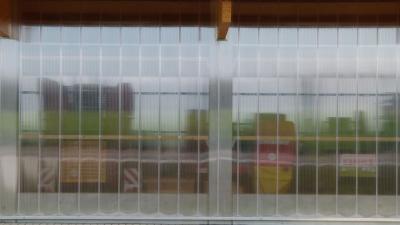 Werkstatt- und Maschinenhalle, transluzente Fassade