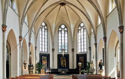 Blick in den Chorraum der Beichtkapelle