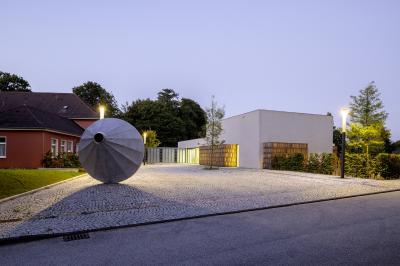Ensemble Johannes Rau-Zentrum mit Neu-und Altbauten