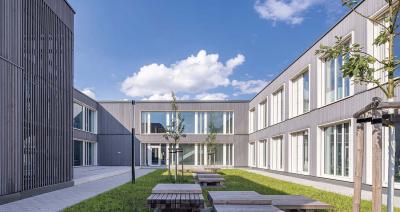 Mathilde-Anneke-Gesamtschule, Außenbereich Lernhaus