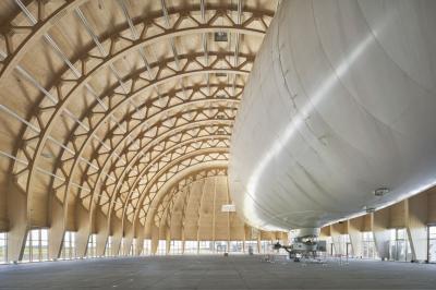 Innenansicht Luftschiffhangar 