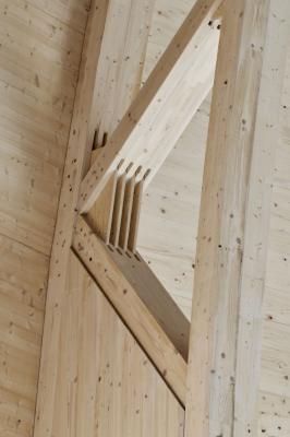 Detail Verbindung Holzfachverkträger