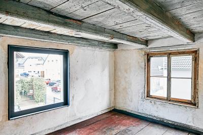 bauKULTURstelle, Innenraum, freigelegte Bausubstanz