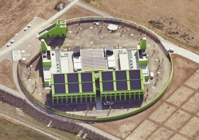 Pumpwerk Oberhausen von Westen