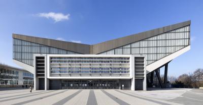 frontale Ansicht der Fassade